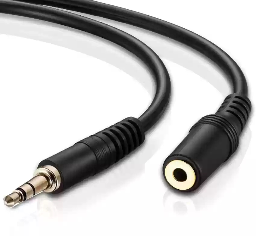 3.5mm Male to Female Stereo Audio Extension Cable (1.5m)