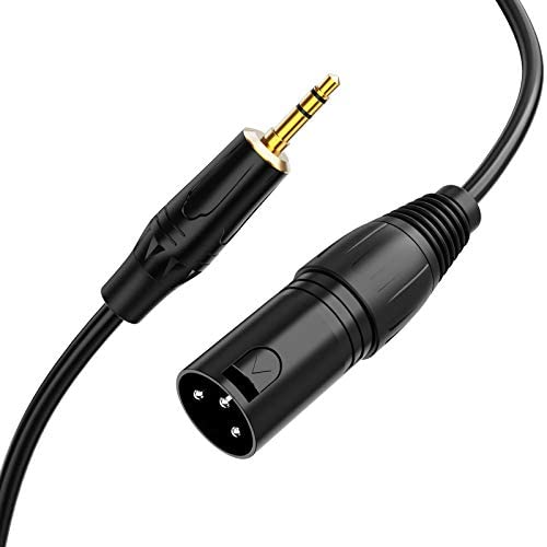 AUX 3.5mm Male to XLR Male Cable (1m)