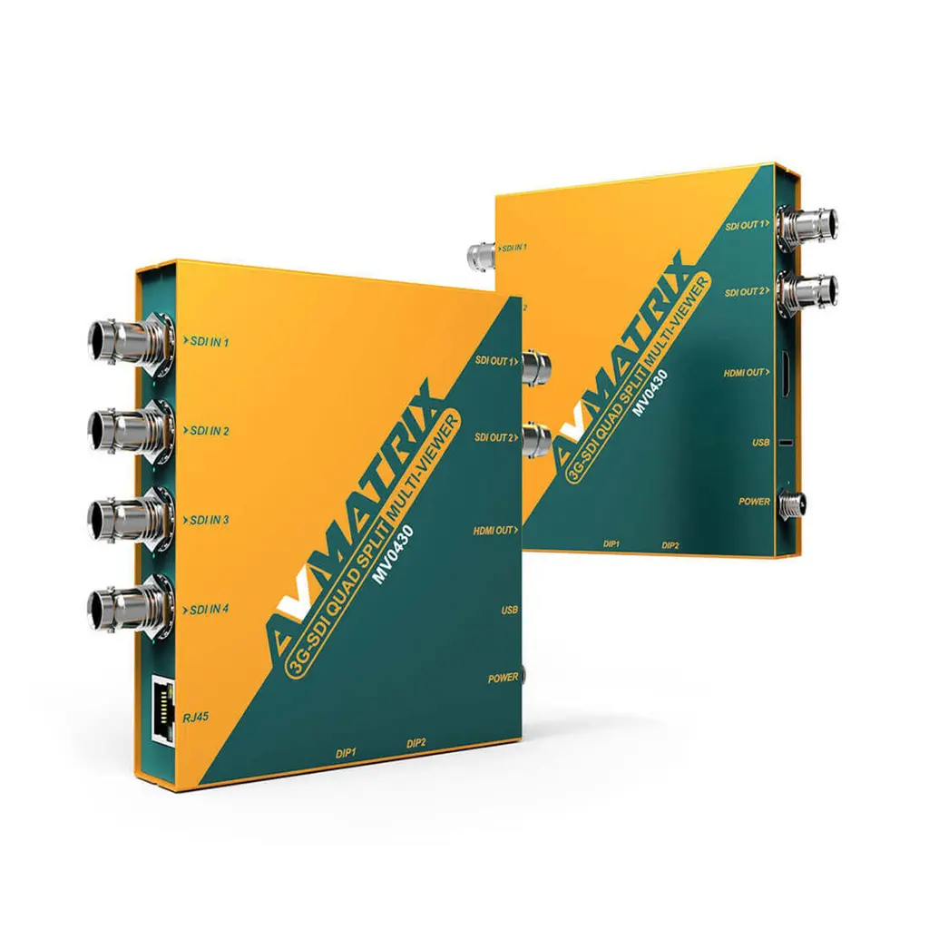 AVMATRIX MV0430 3G-SDI Quad-Split Multiviewer