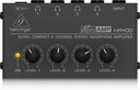 Behringer MicroAMP HA400 Ultra-Compact 4-Channel Stereo Headphone Amplifier