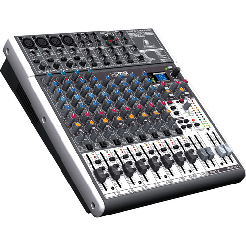 Behringer XENYX X1622USB Premium 16-Input 2/2-Bus Mixer with XENYX Mic Preamps & Compressors, Multi-FX Processor and USB/Audio Interface