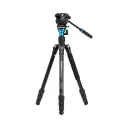 Benro Aero 2 PRO A1683TS2PRO Aluminum Travel Video Tripod with Twist Locks, Leveling Column and S2PRO Video Head
