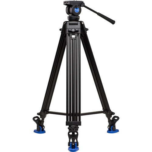Benro KH26P Aluminum Video Tripod Kit with Fluid Video Head (11 lb Payload)