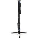 Benro MCT48AF Connect Aluminum Video Monopod with Flip Locks and 3-Leg Base