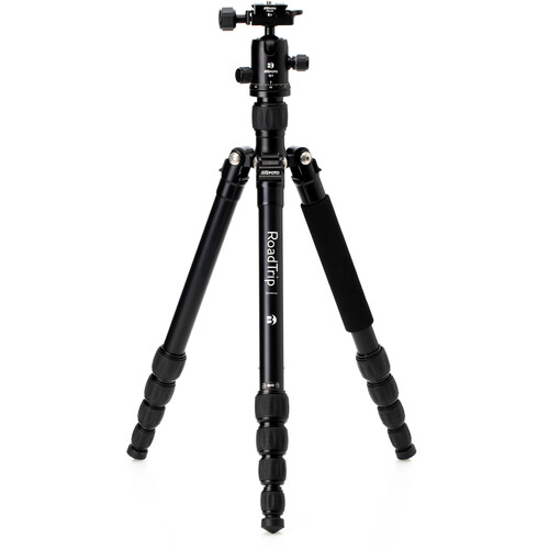 Benro MeFOTO RoadTrip Classic Series 1 Aluminum Tripod/Monopod Kit with Ball Head (Black, BMRTABLK)