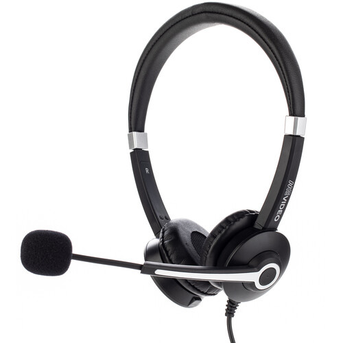 Benro MeVIDEO MWH-1 Wired On-Ear Stereo Headset with Boom Microphone
