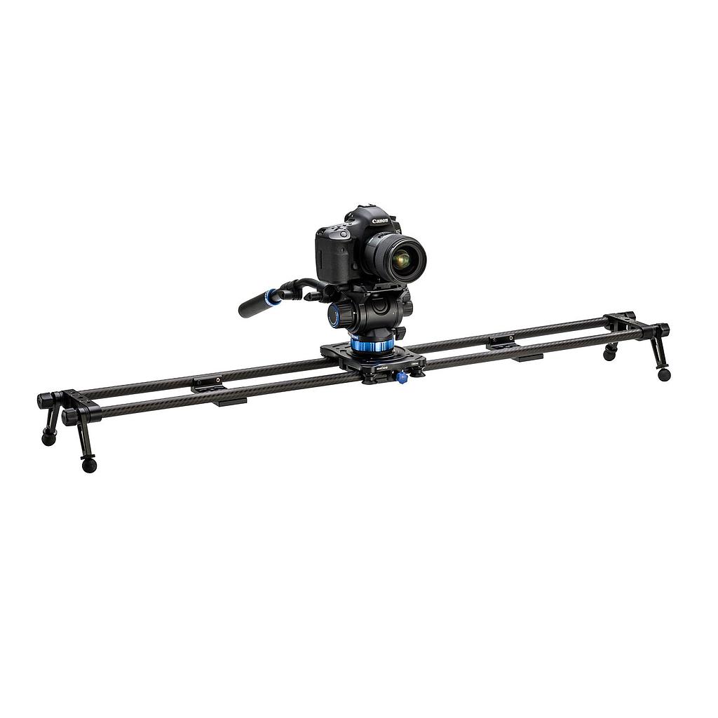 Benro MoveOver8B C08D9B Carbon Fiber Camera Slider (90 cm / 35") with Case