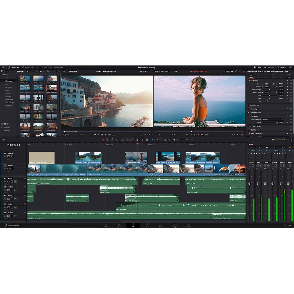 DaVinci Resolve Studio (Video Editing Software) - Blackmagic Design