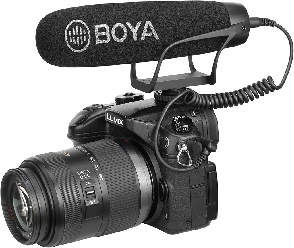 BOYA BY-BM2021 Wired On-Camera Supercardioid Shotgun Microphone