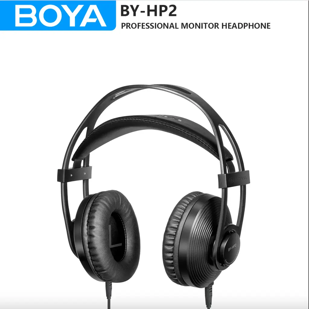BOYA BY-HP2 Over-Ear Monitor Headphones