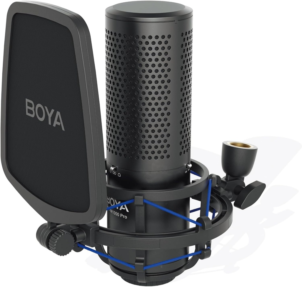 BOYA BY-M1000 Pro Large-Diaphragm Condenser Studio Microphone