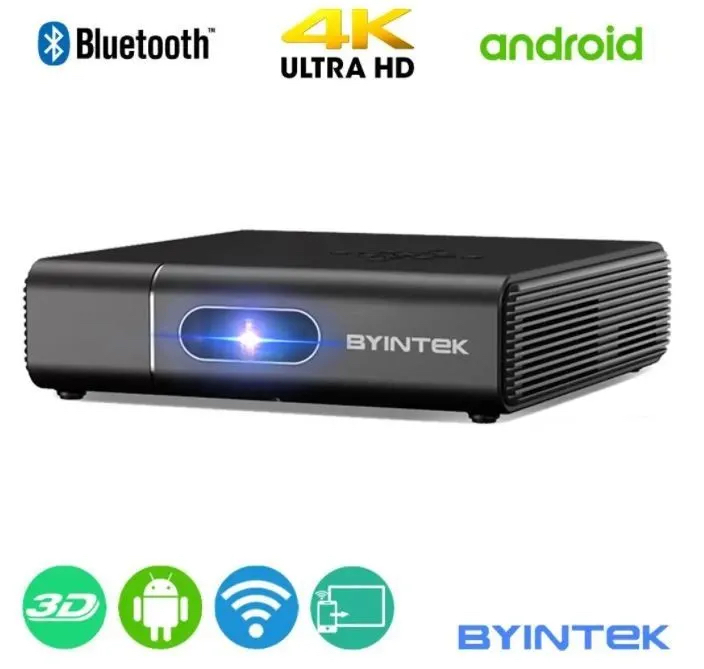 BYINTEK U30 Portable 3D DLP Smart Mini Projector (1080p/4K Support, up to 300")