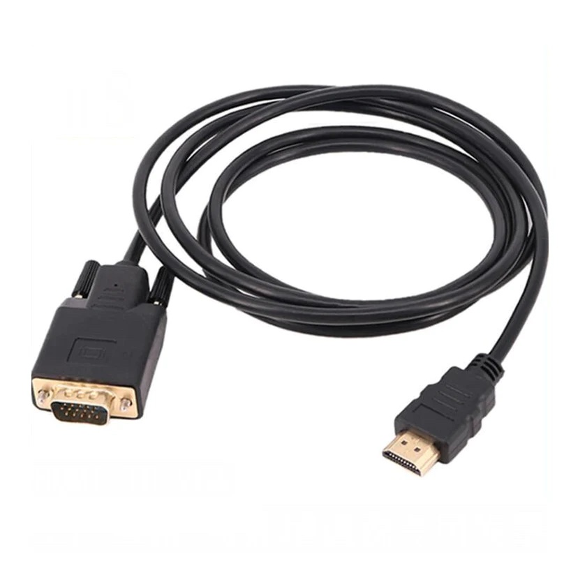 HDMI Male to VGA Male Adapter Cable — 1.8m