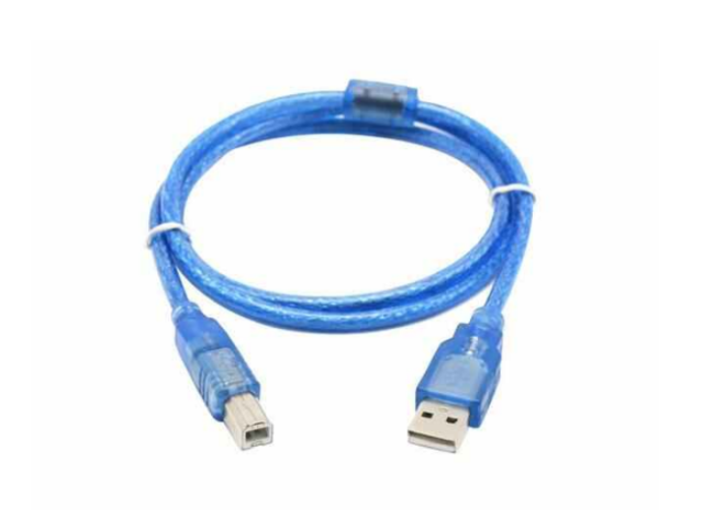 USB Printer Cable (USB-A to USB-B) — 1m