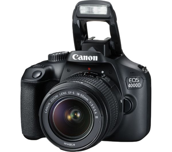 Canon EOS 4000D DSLR Camera with EF-S 18-55mm III Lens Kit