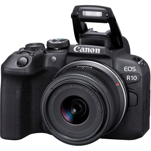 Canon EOS R10 Mirrorless Camera with RF-S 18-45mm f/4.5-6.3 IS STM Lens