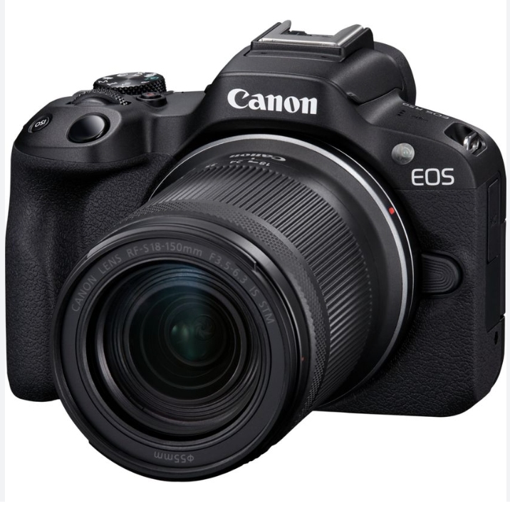 Canon EOS R50 Mirrorless Camera with RF-S 18-150mm f/3.5-6.3 IS STM Lens