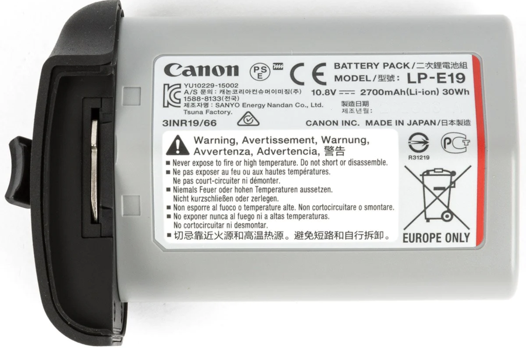 Canon LP-E19 Lithium-Ion Battery Pack (2700mAh)