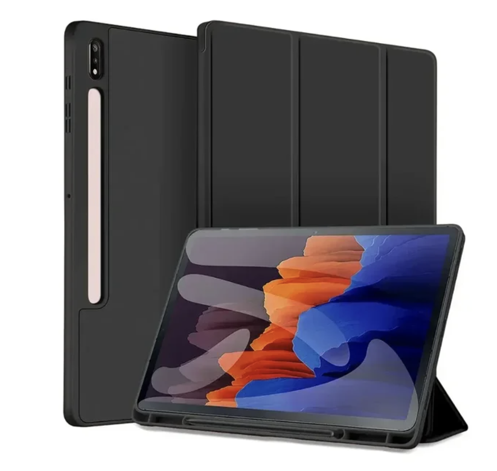Protective Case for Samsung Galaxy Tab S7 FE 12.4" LTE (Black)