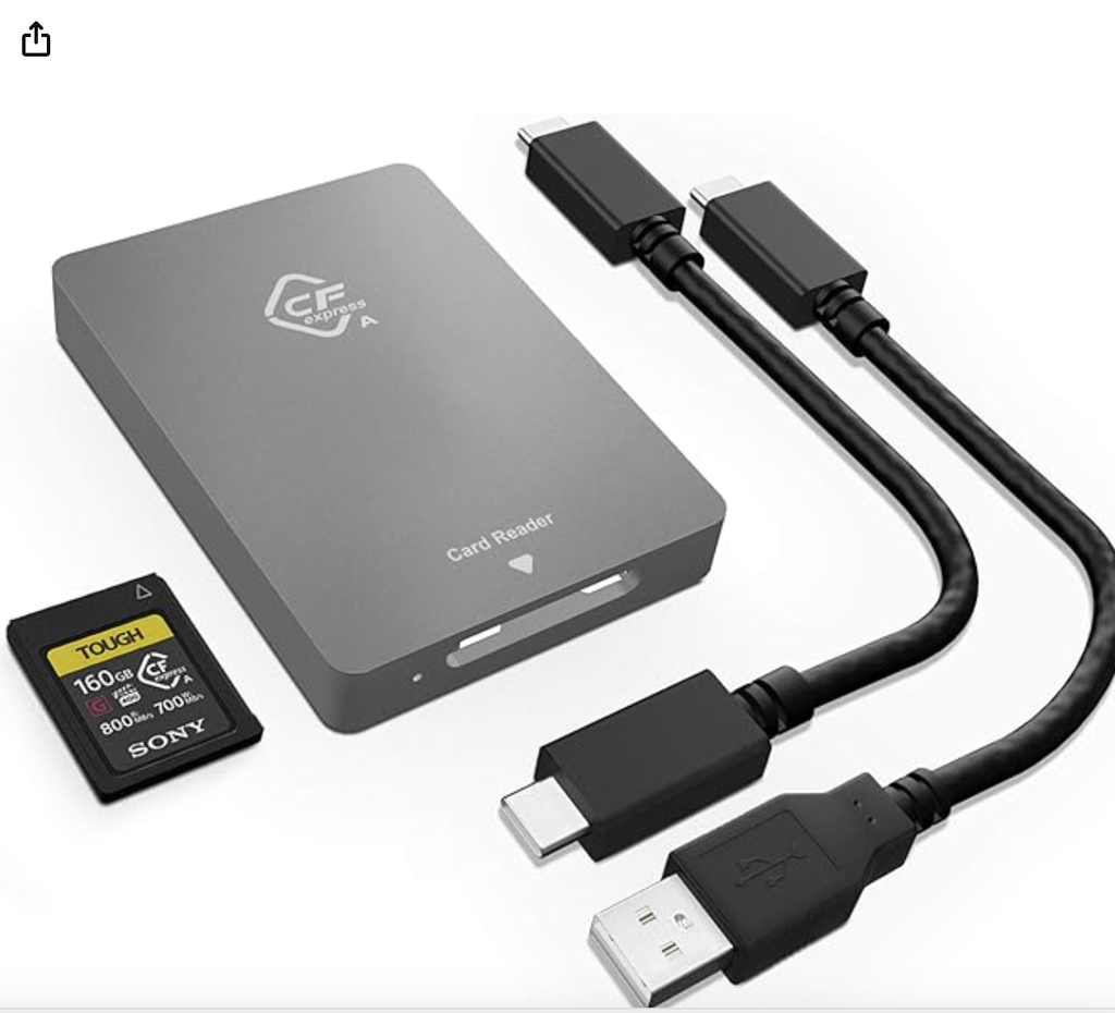 CFexpress Type A Card Reader, USB 3.1 Gen 2 (10Gbps)
