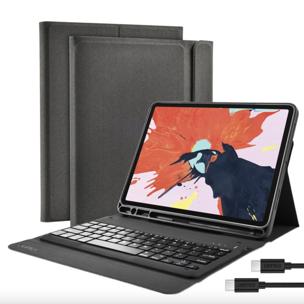 Choetech BH-008 Wireless Bluetooth Keyboard Case for iPad Pro 11" (Black)