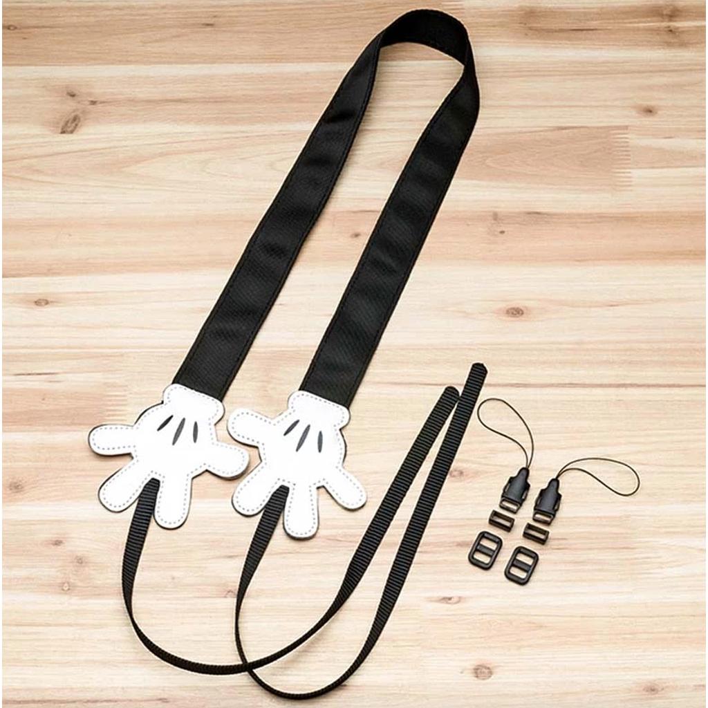 Cartoon-Print Camera Neck and Shoulder Strap