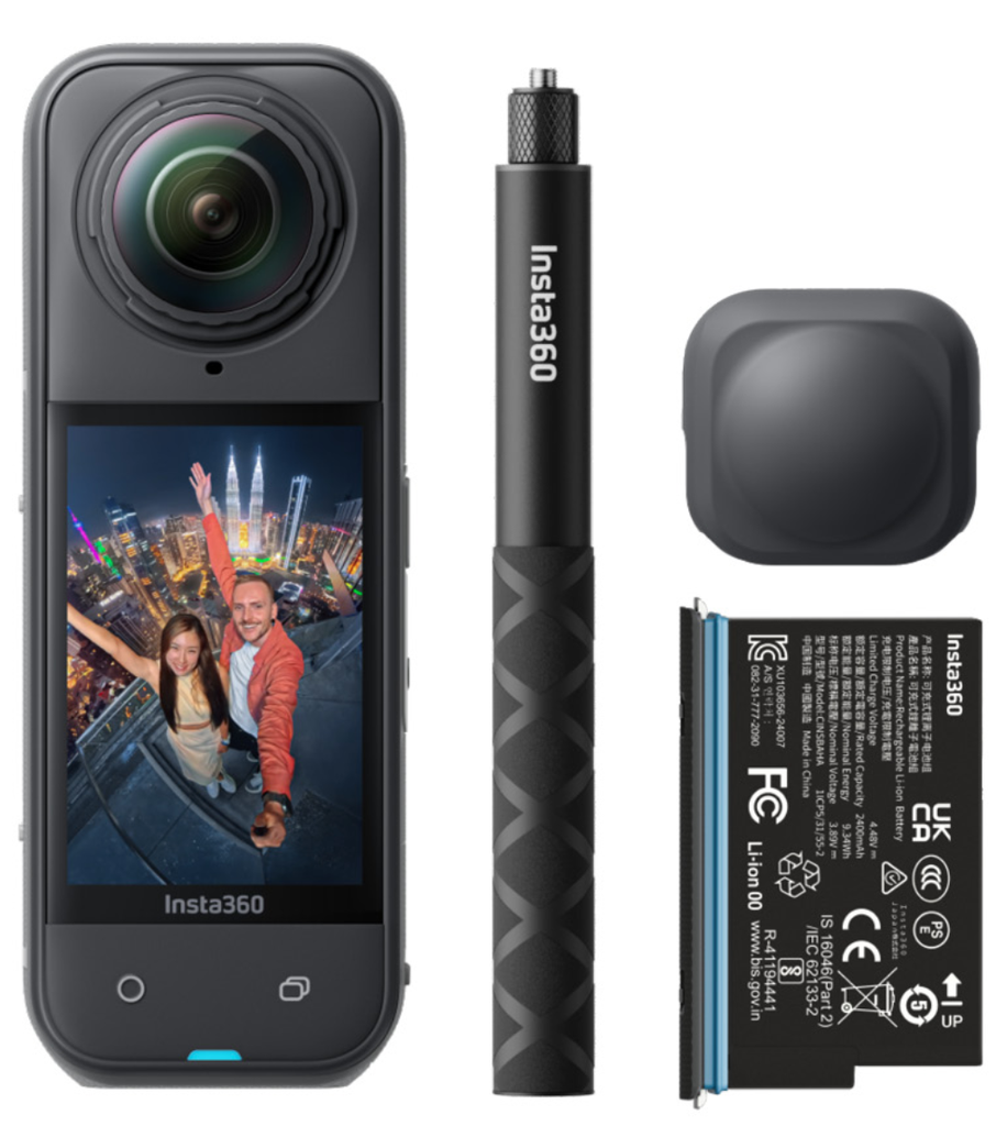 Insta360 X5 8K 360 Action Camera – Starter Bundle