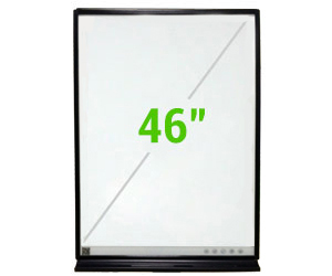 EFC-i3-46 eNote Electronic Flipchart Board 46'' with stand - Vertical whiteboard Glass Surface