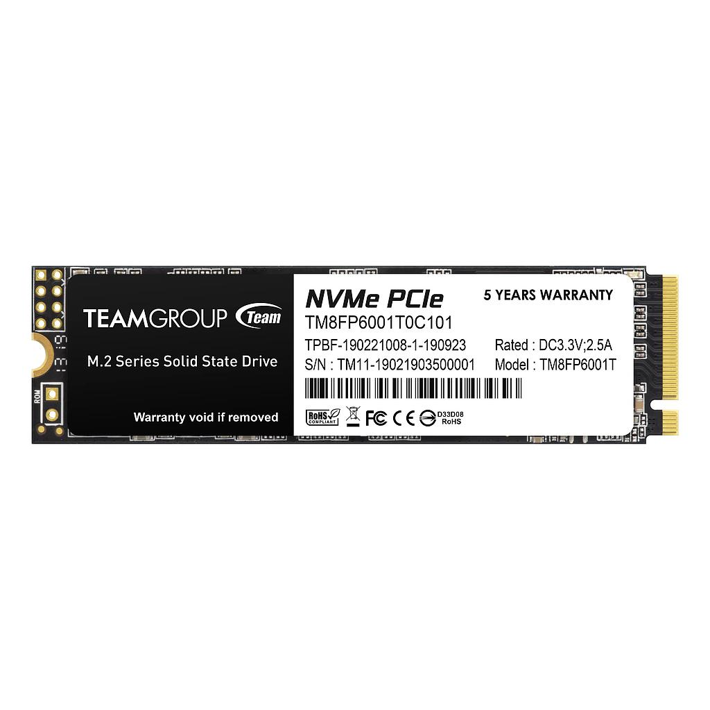 TEAMGROUP MP33 1TB  NVMe 1.3 PCIe Gen3x4 M.2 2280 Internal Solid State Drive