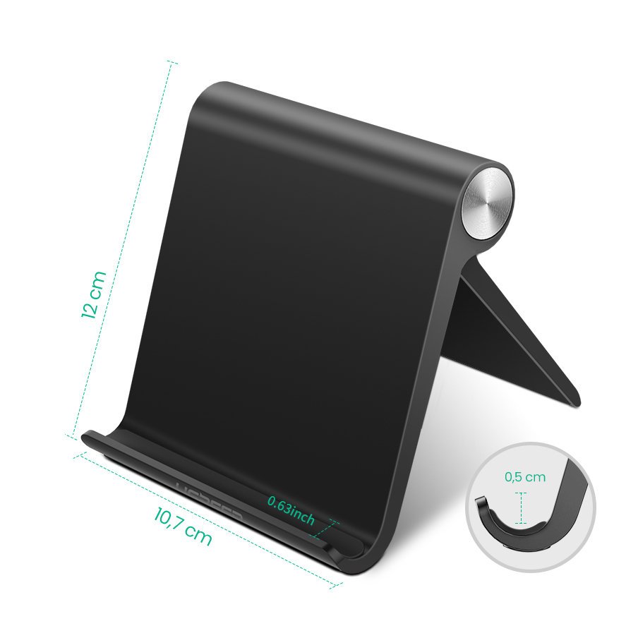 UGREEN 50748 Multi-Angle Adjustable Portable Stand for iPad (Black)