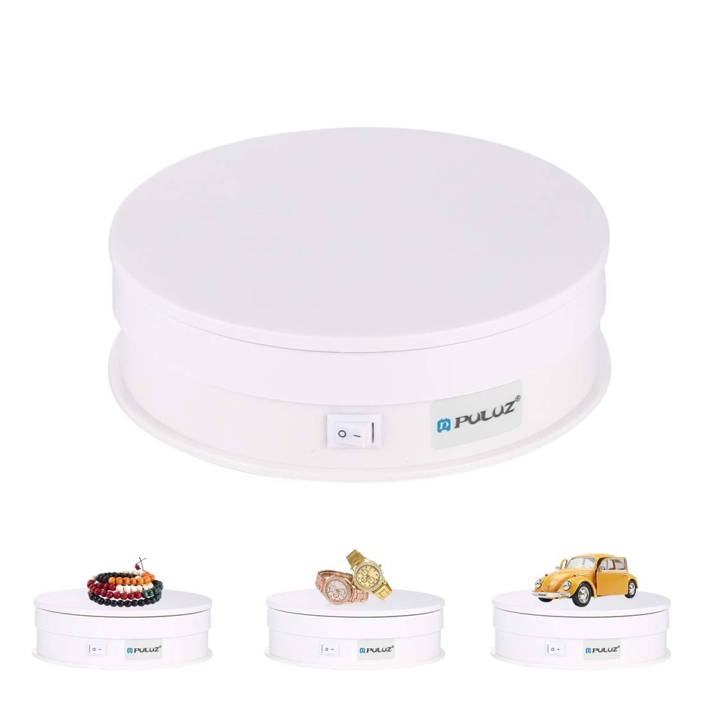 قاعدة عرض دوّارة بقطر (15cm) من PULUZ موديل PU3048 (Turntable)