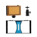 PULUZ PKT3021 - إضاءة LED مزدوجة الوظيفة للبث المباشر وتسجيل الفلوق (2 في 1) مع إضاءة سيلفي