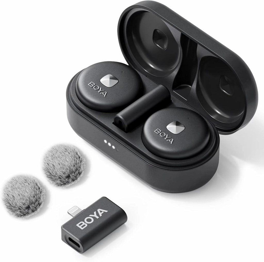 BOYA Omic-D 2-Person Wireless Microphone System with Lightning Receiver