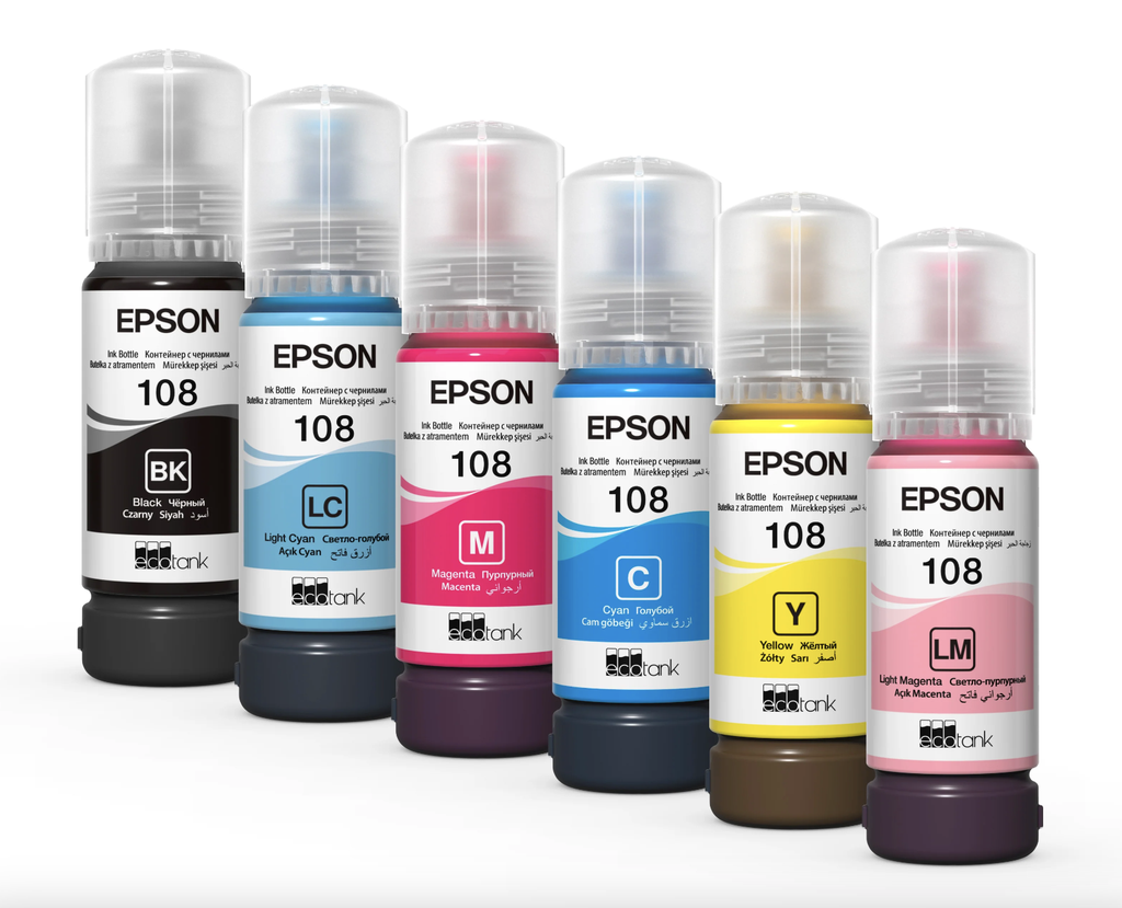 Epson 108 EcoTank Ink Bottle for L8050 / L18050 Printers