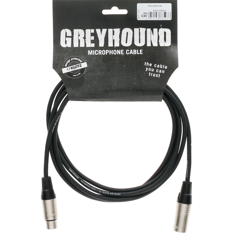 Greyhound GRG1FM05.0 XLR Microphone Cable (5 m)