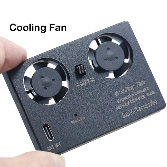 Slim Quiet Cooling Fan Heat Sink for Cameras During 4K Recording