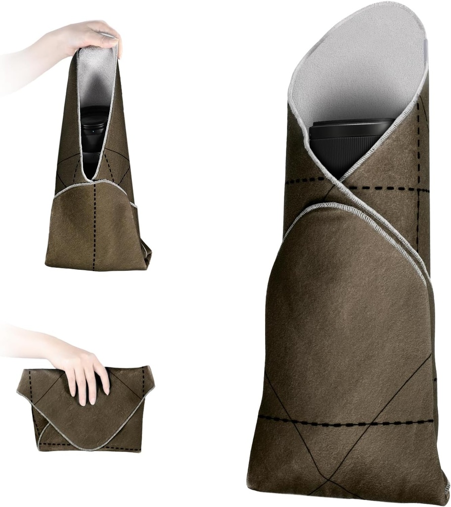 NEEWER Camera Lens Cap Insert Lens Bag Folding Camera, 47x47cm Magic Fabric