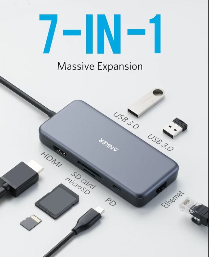 ANKER 7IN1 USB C HUB