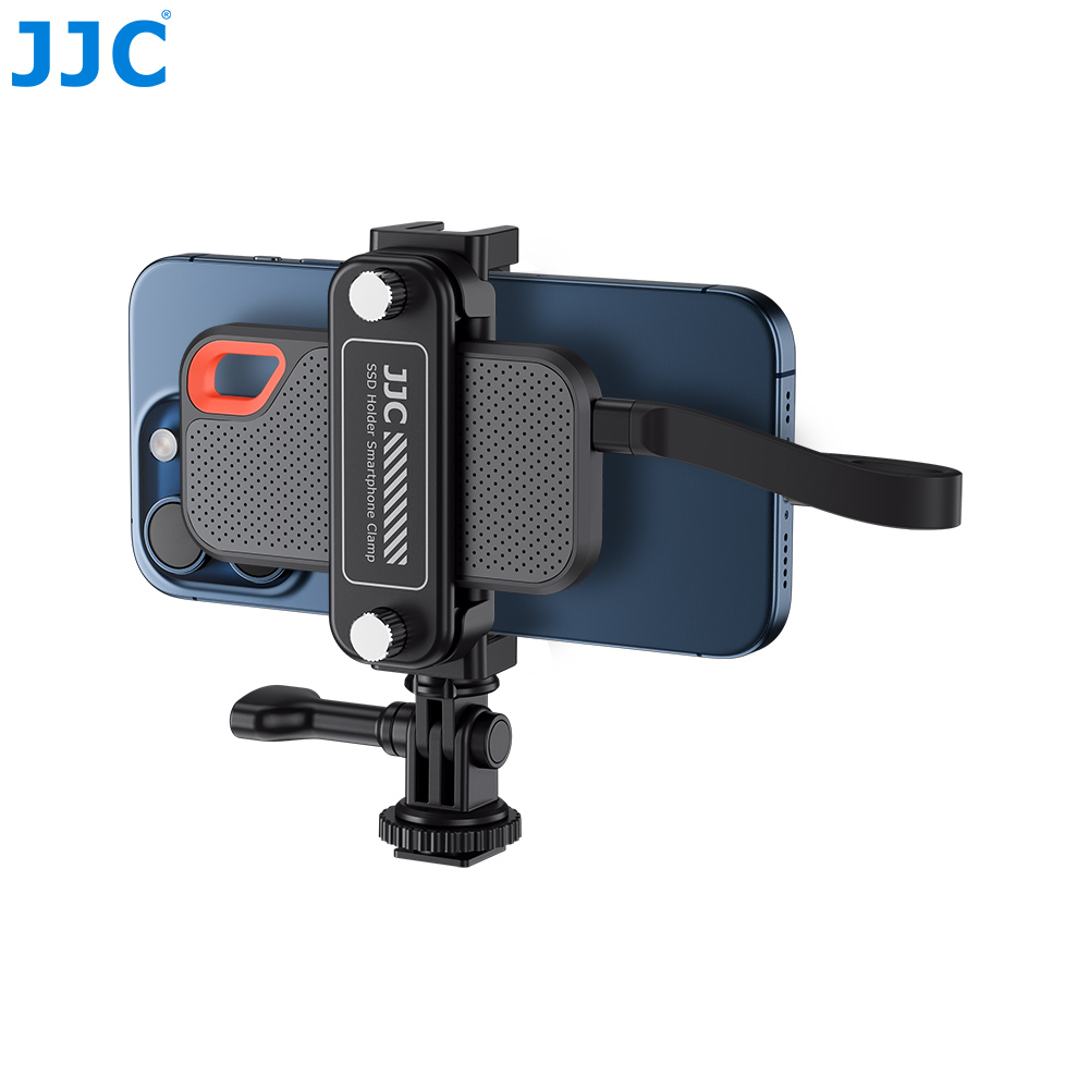 Portable SSD Holder & Smartphone Clamp