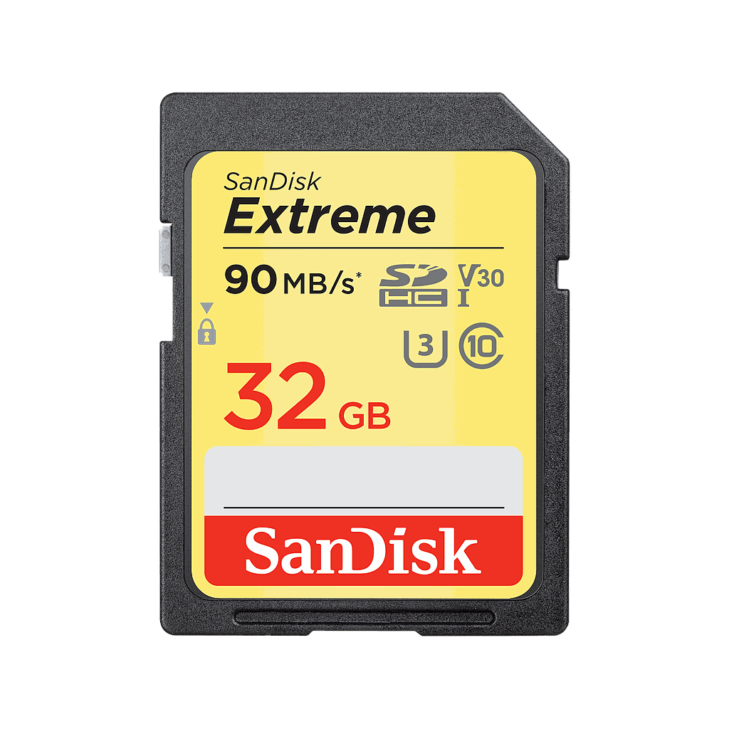 SanDisk 32GB Extreme SDHC UHS-I Memory Card - 100MB/s