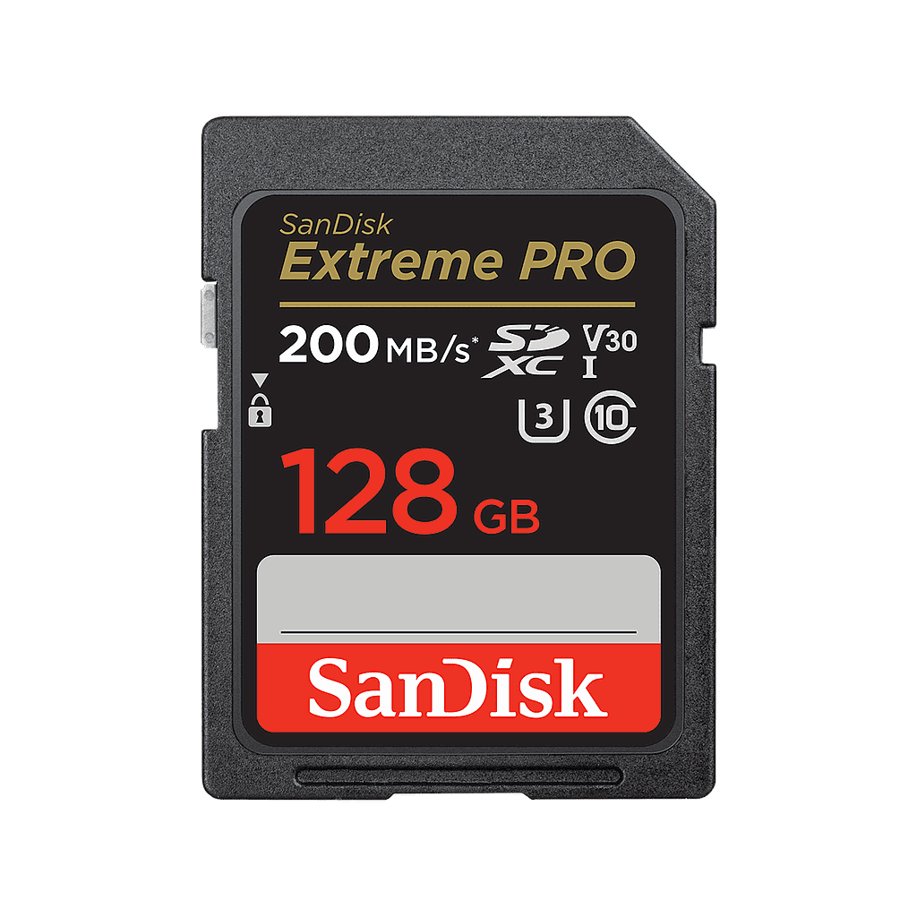 Sandisk 128GB Extreme Pro 200mb/s SDHC™ And SDXC™ UHS-I Card