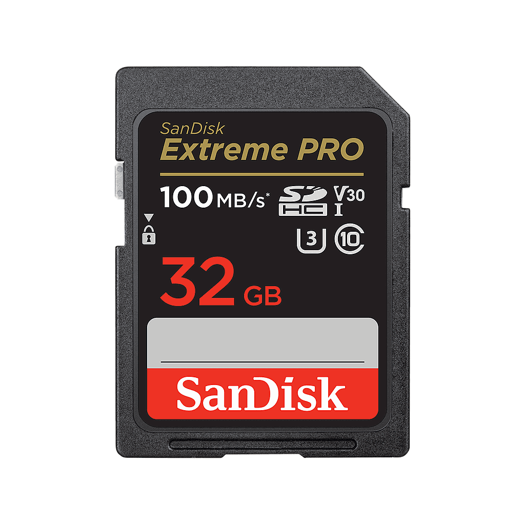 Sandisk 32GB Extreme Pro 100mb/s SDHC™ And SDXC™ UHS-I Card