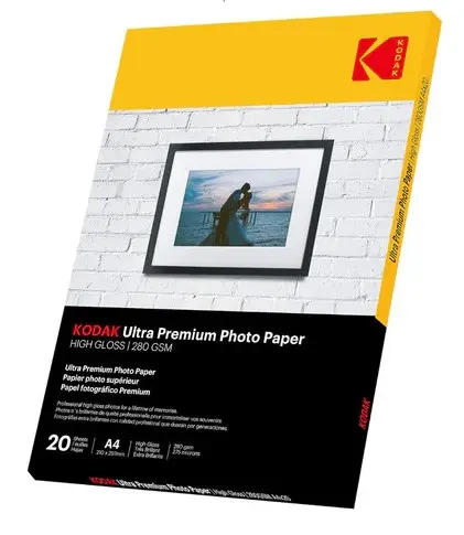 Kodak Ultra Premium High-Glossy Photo Paper A4 280g (20 Sheets)