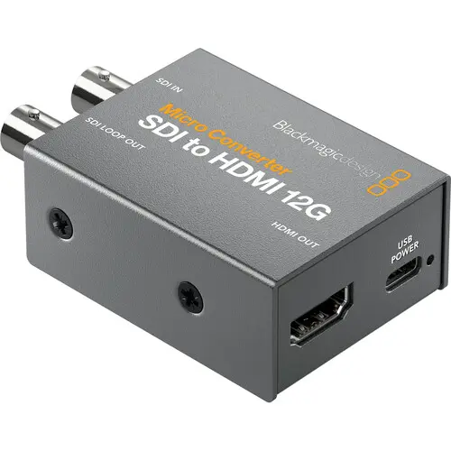 Blackmagic Design Micro Converter SDI to HDMI 12G with Power Supply 