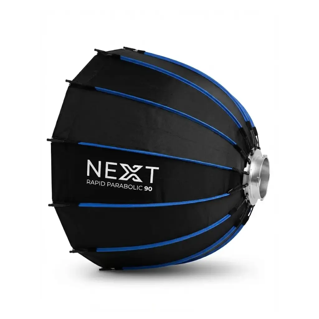 NEXT Softbox 60cm With Grid Quick Setup Rapid Parabolic Softbox Bowens Mount