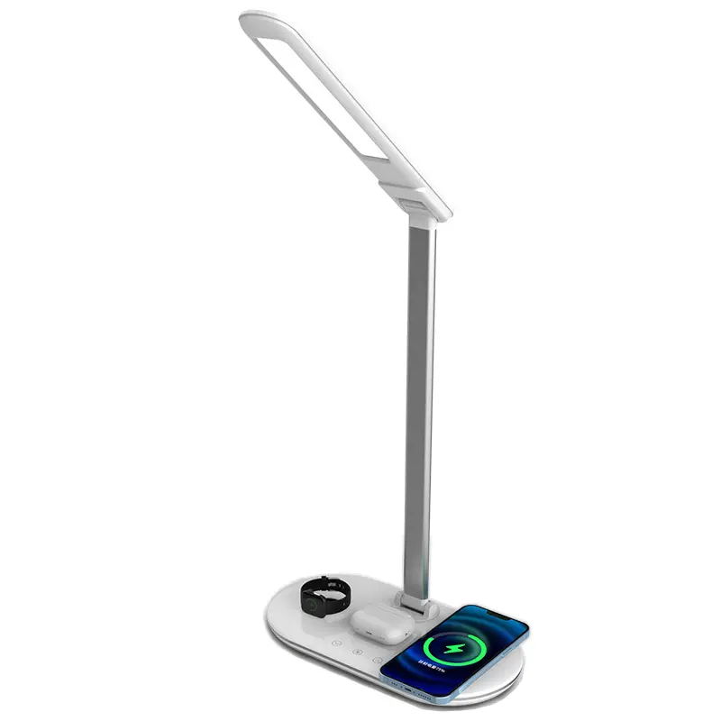 TYV-2096 - 15W Fast 3in1 Wireless Charger Dimmable Eye-Caring LED Desk
