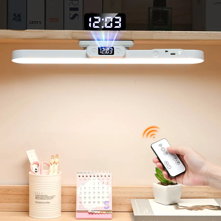 Z908 USB LED Table Lamp - 1200mAh Battery, Remote Control, Magnetic ABS Body