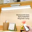 901 - Super Bright LED Table Lamp Touch Control Remote Rechargeable Magnetic ABS