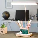 919 - Multi-functional Modern Table Lamp Plug-in Rechargeable Three-color Touch Control Dimmable Pen Holder