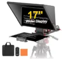 Desview  P17 Teleprompter, Aluminum Alloy 17 inch Professional Prompter for Phone iPad 